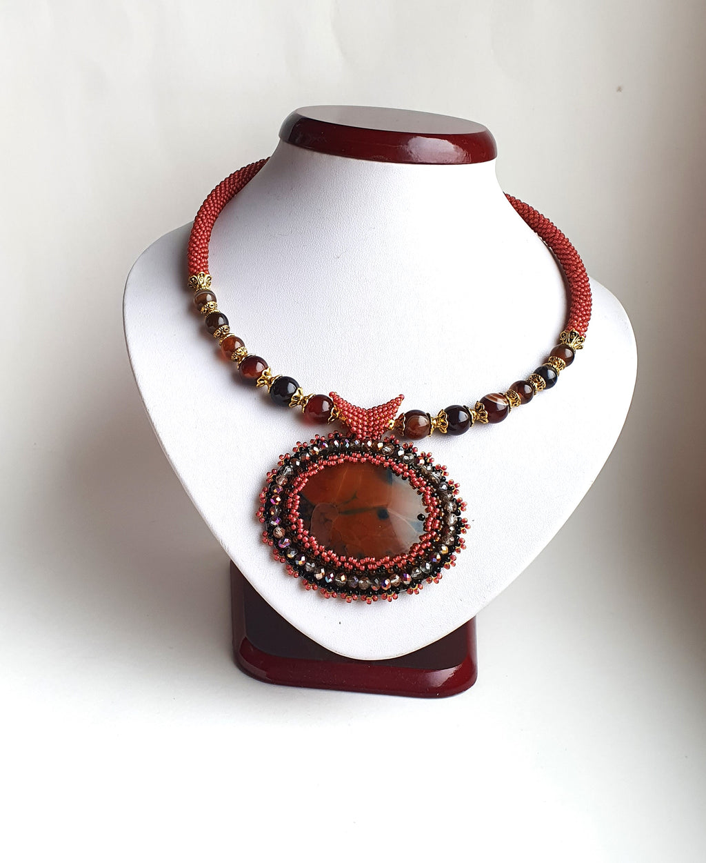 Agate necklace