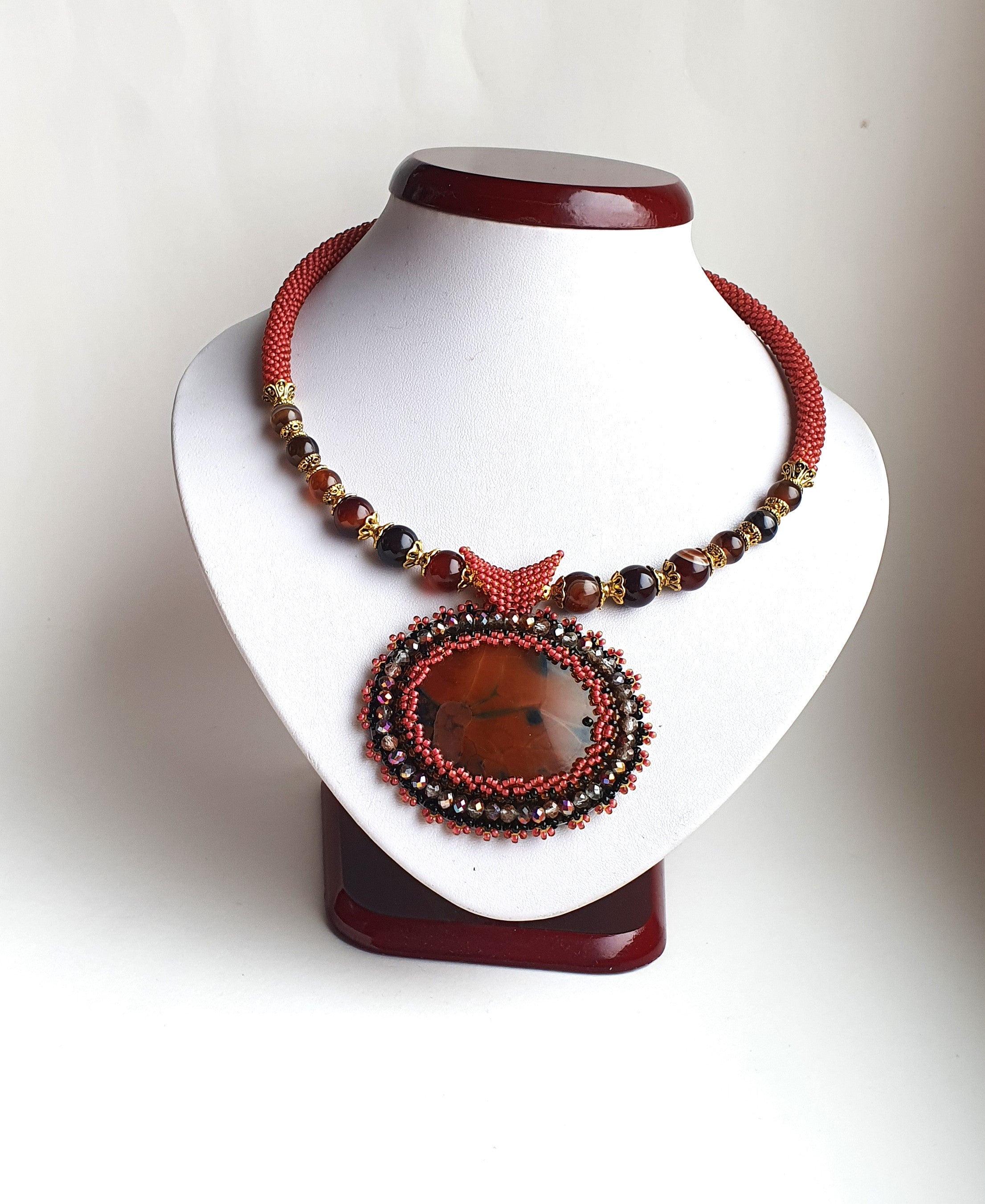 Agate necklace