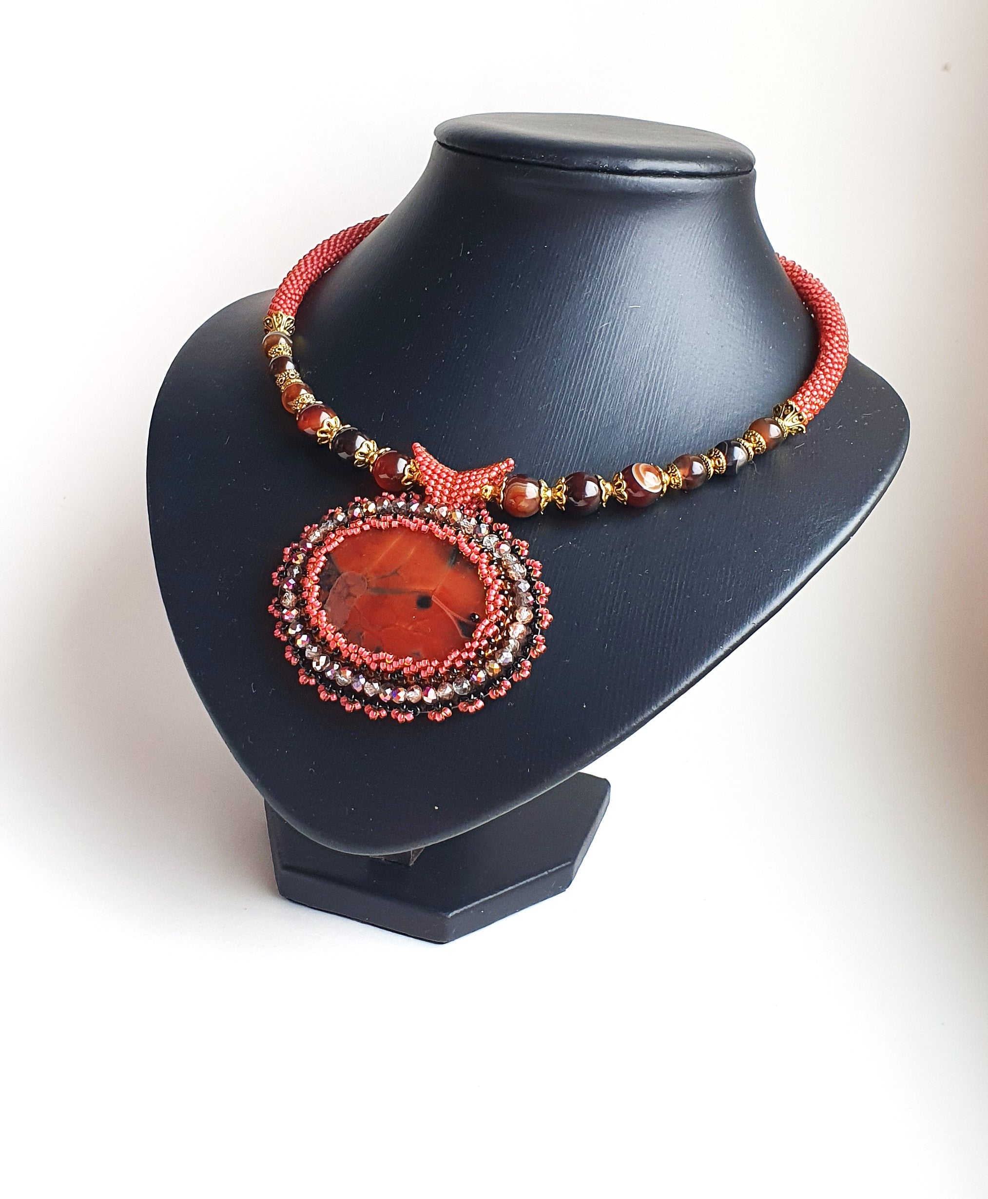 Agate necklace