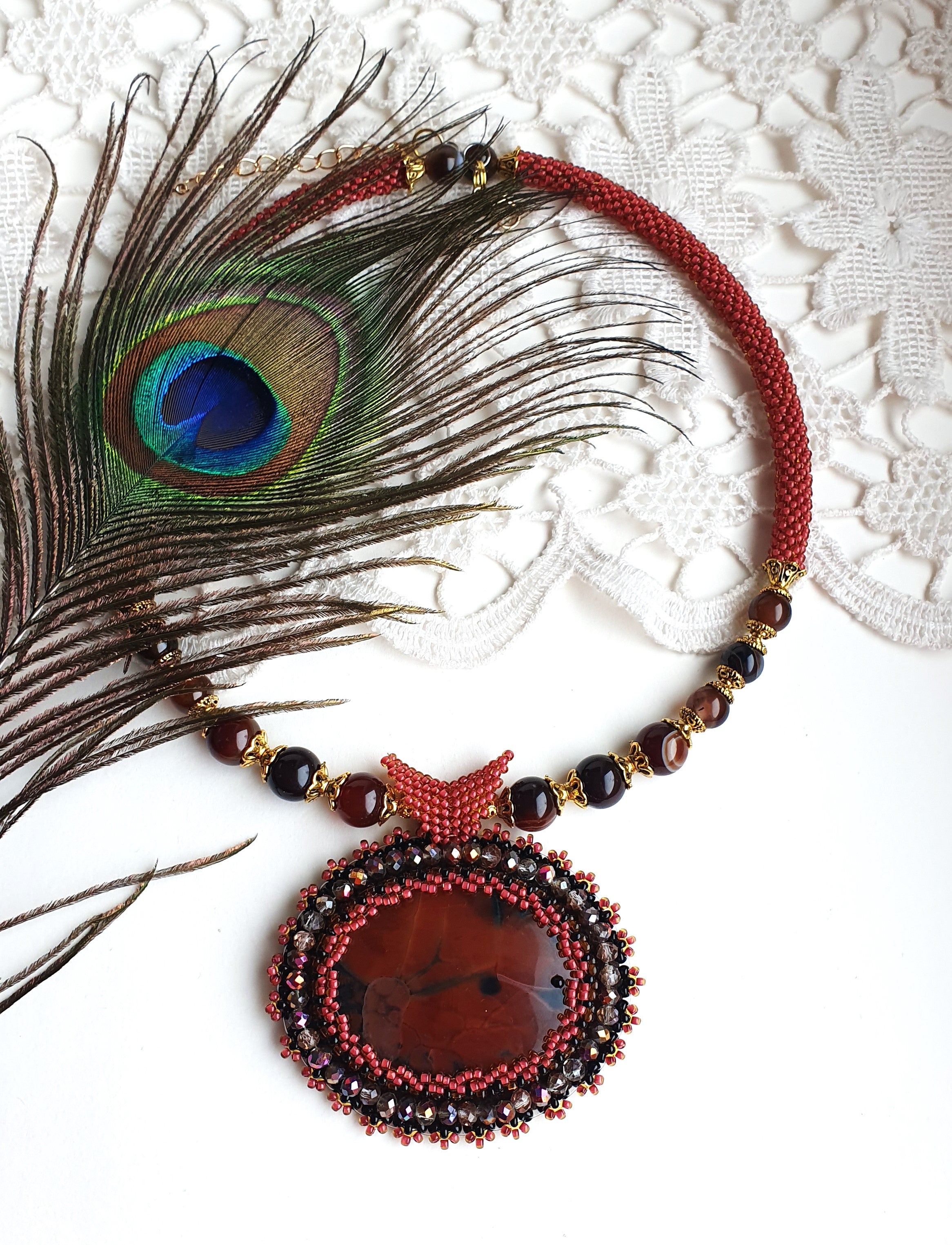 Agate necklace