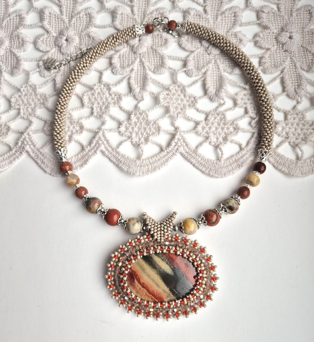 Jasper necklace