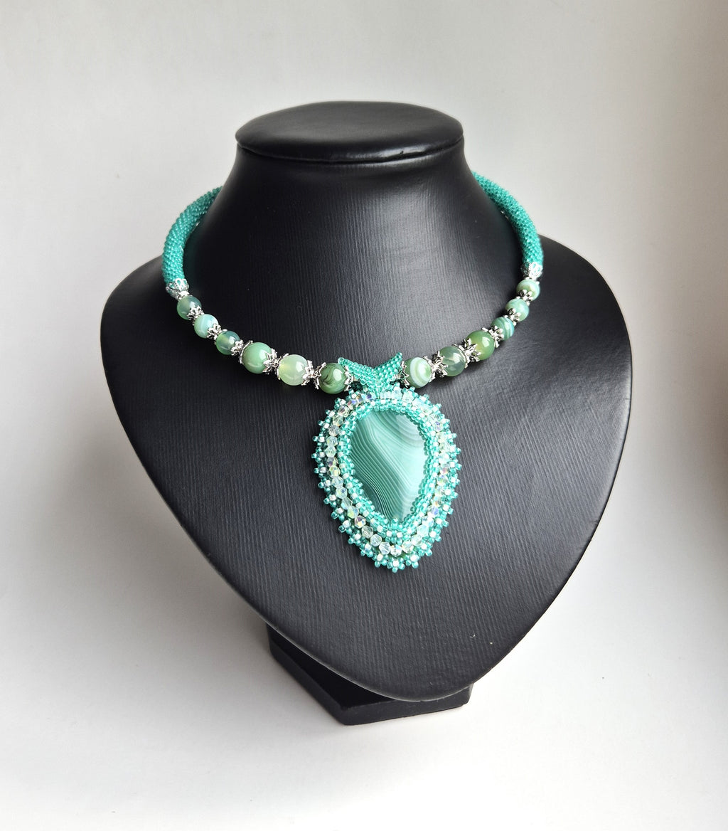 Agate necklace