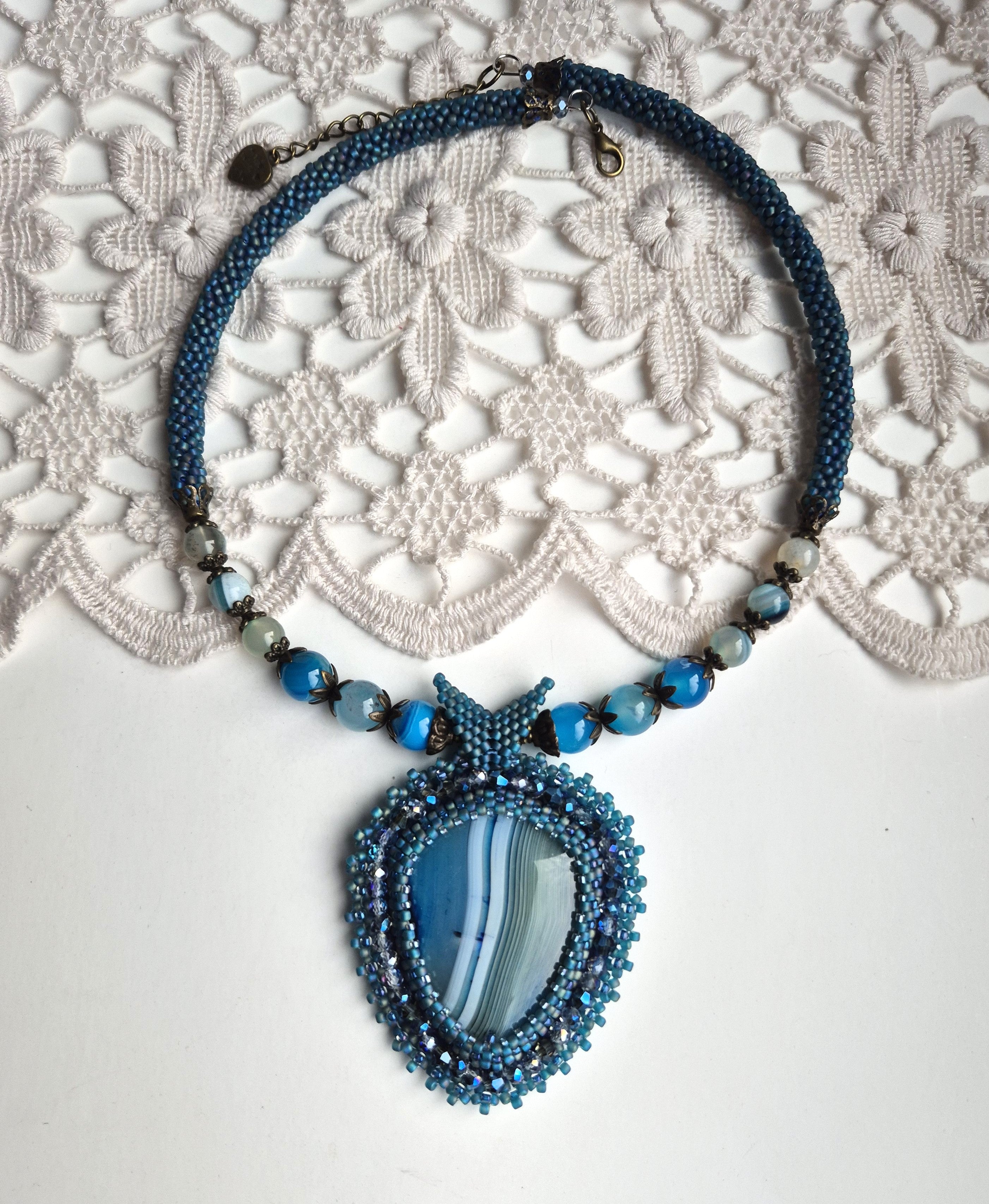 Agate necklace