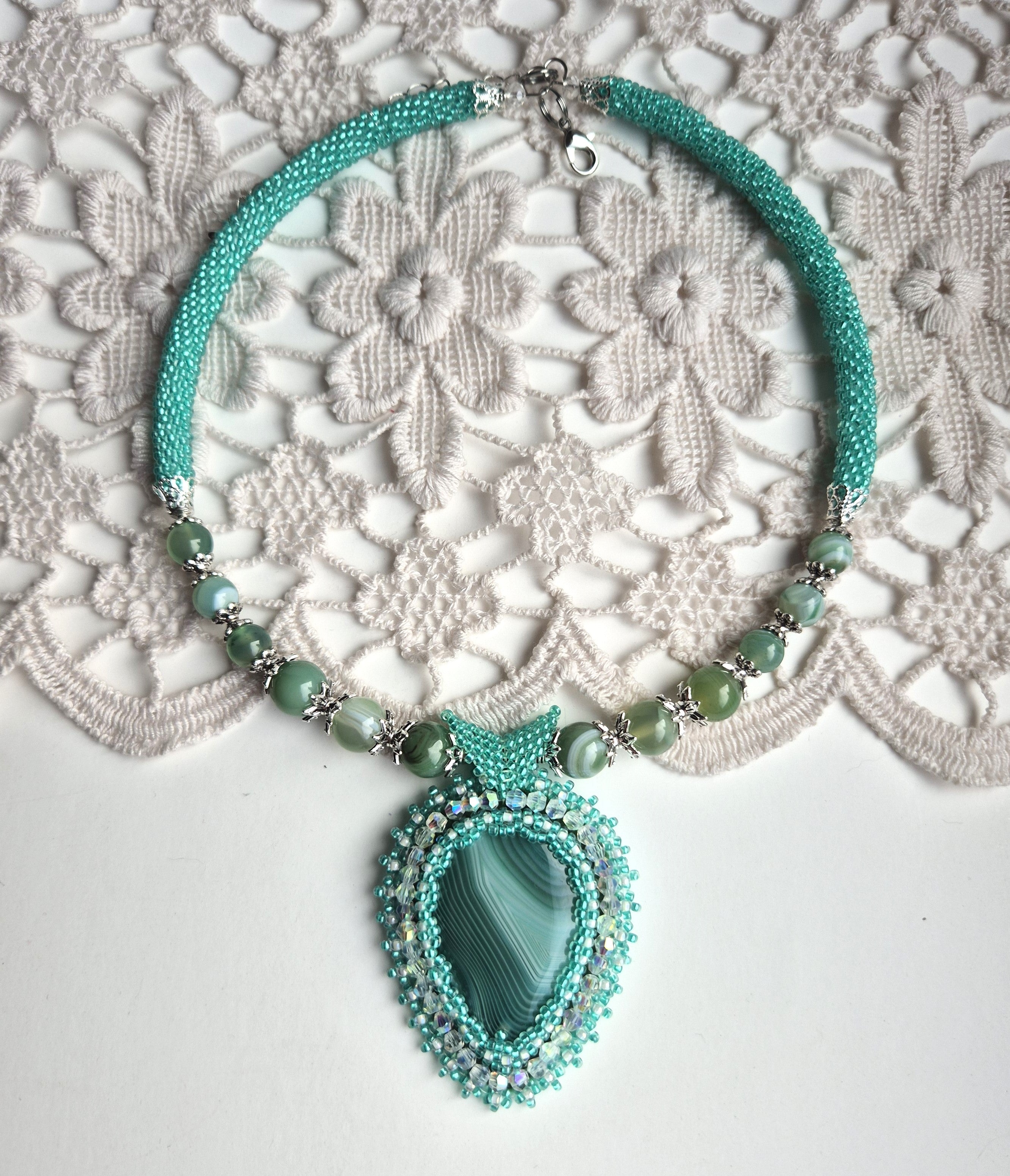 Agate necklace