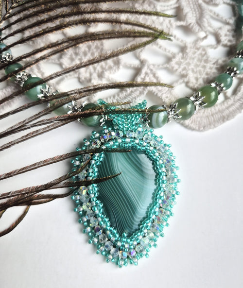 Agate necklace