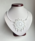 Rock crystal necklace