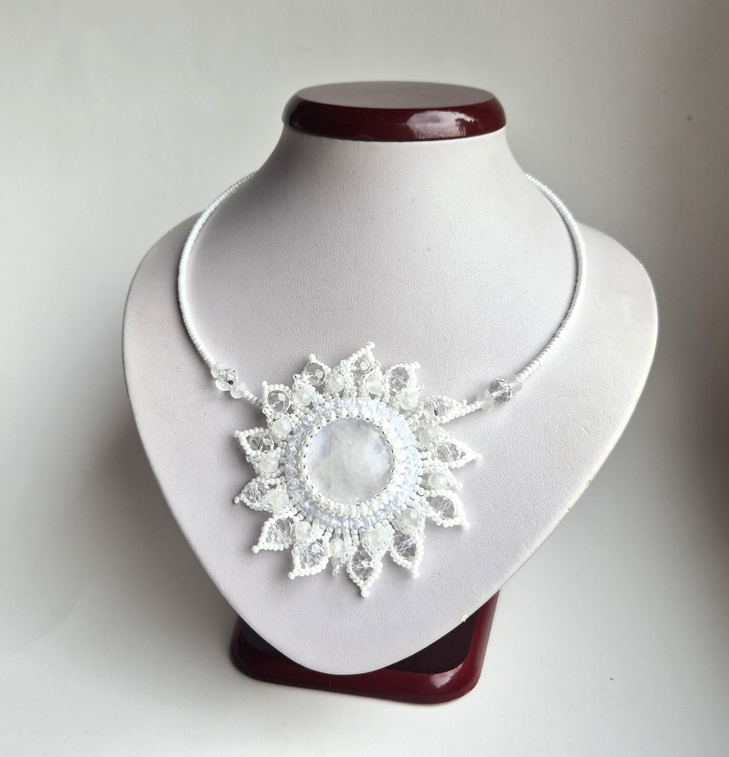 Rock crystal necklace