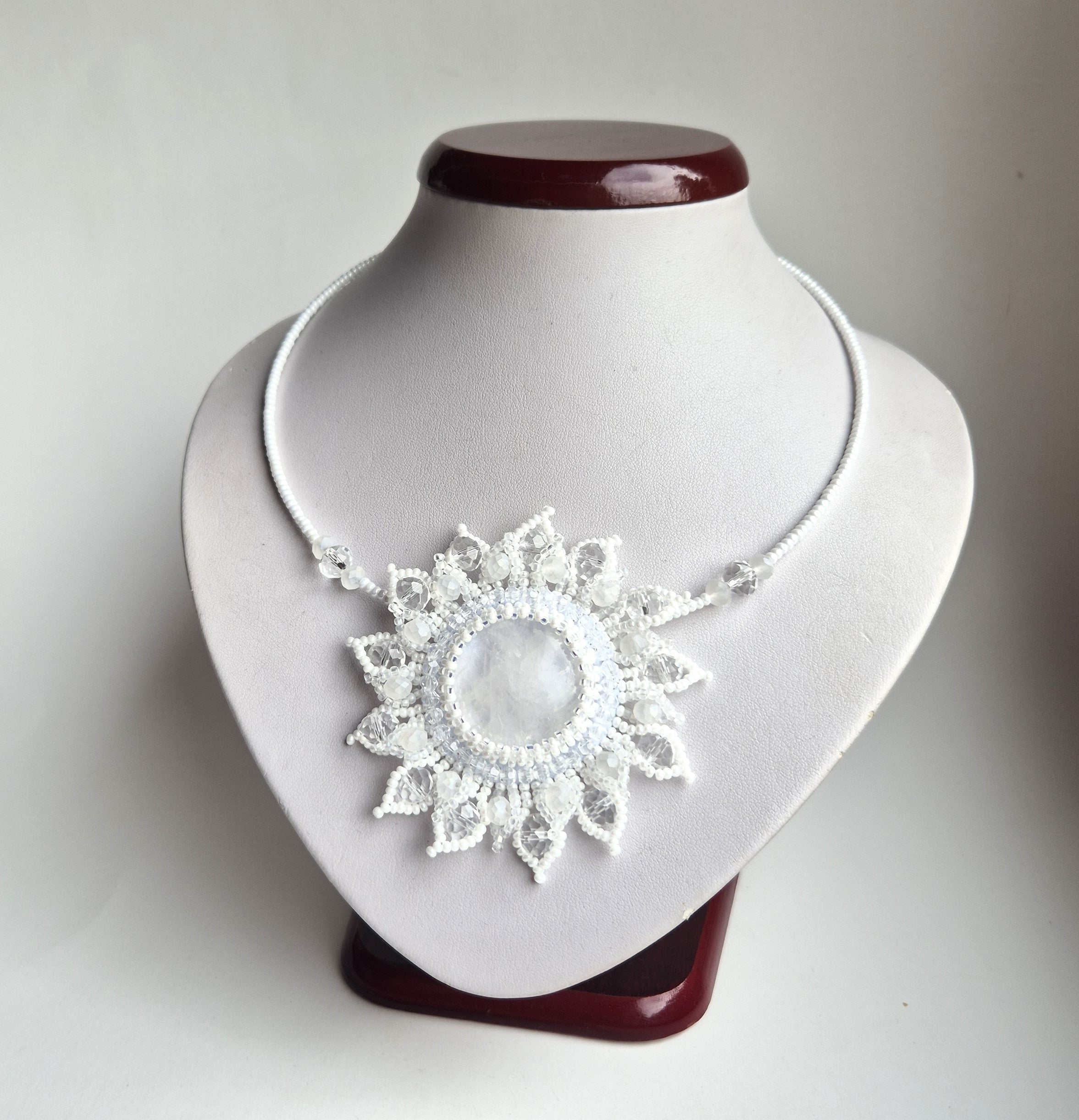 Rock crystal necklace